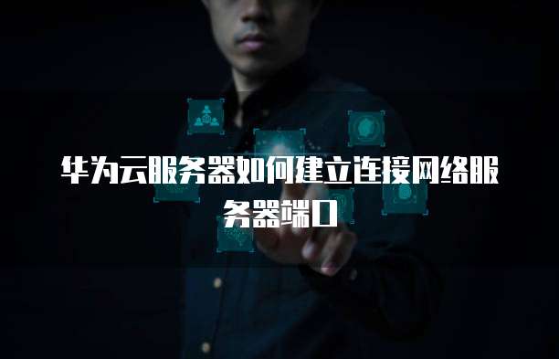 华为云服务器如何建立连接网络服务器端口