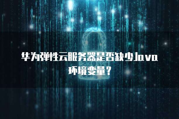华为弹性云服务器是否缺少Java环境变量？
