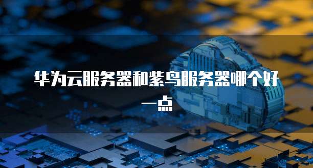华为云服务器和紫鸟服务器哪个好一点