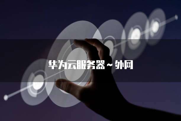 华为云服务器～外网