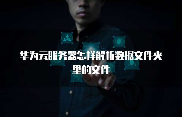 华为云服务器怎样解析数据文件夹里的文件