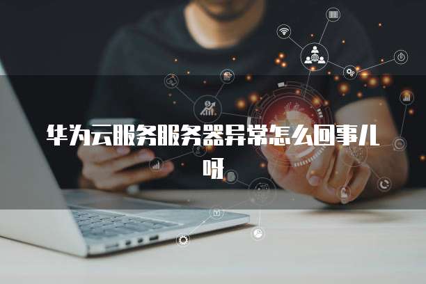 华为云服务服务器异常怎么回事儿呀