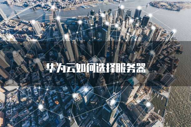 华为云如何选择服务器