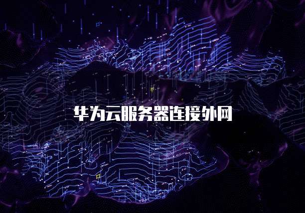 华为云服务器连接外网