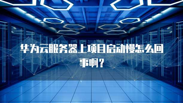 华为云服务器上项目启动慢怎么回事啊？