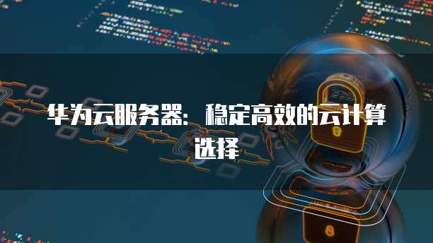 华为云服务器：稳定高效的云计算选择
