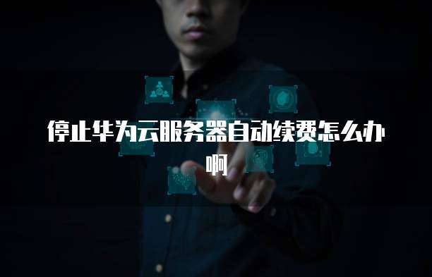 停止华为云服务器自动续费怎么办啊