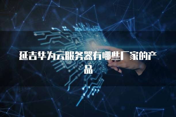 延吉华为云服务器有哪些厂家的产品