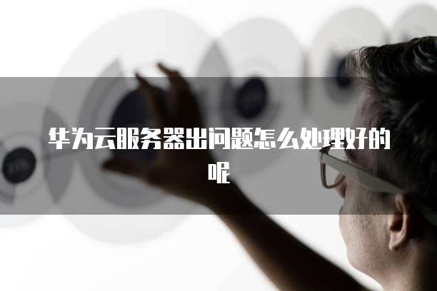 华为云服务器出问题怎么处理好的呢