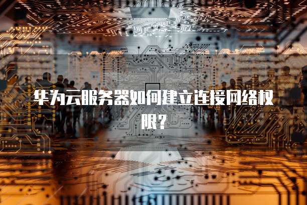 华为云服务器如何建立连接网络权限？