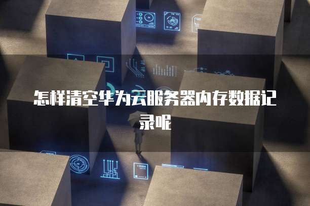 怎样清空华为云服务器内存数据记录呢