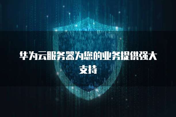 华为云服务器为您的业务提供强大支持