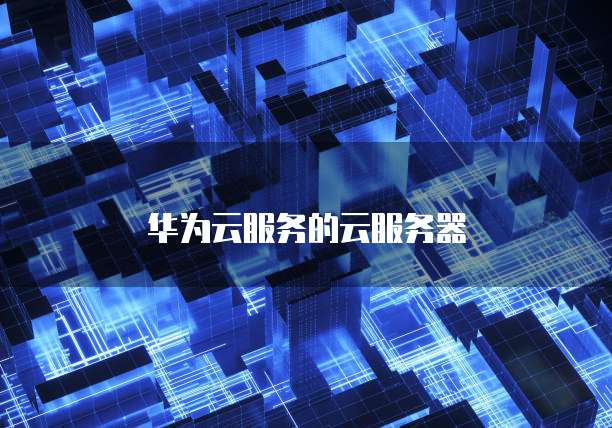 华为云服务的云服务器
