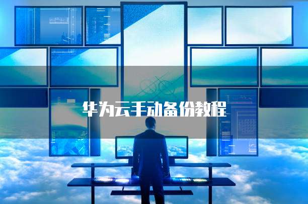 华为云手动备份教程