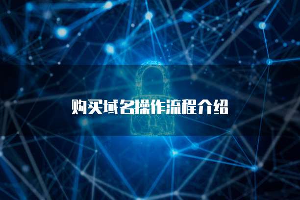 购买域名操作流程介绍