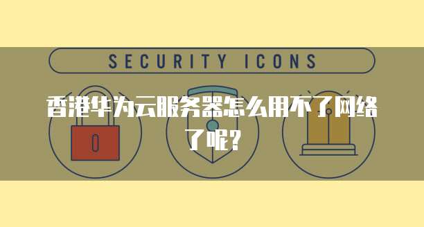 香港华为云服务器怎么用不了网络了呢？