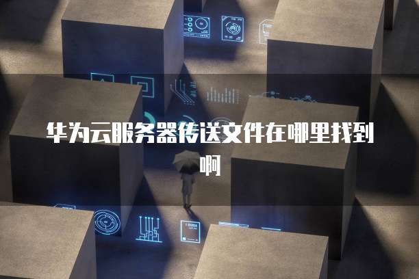 华为云服务器传送文件在哪里找到啊