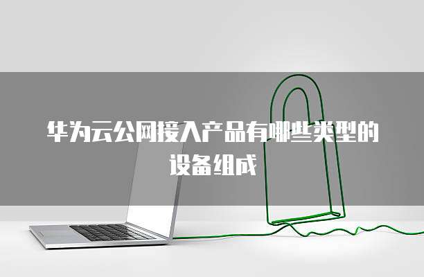 华为云公网接入产品有哪些类型的设备组成