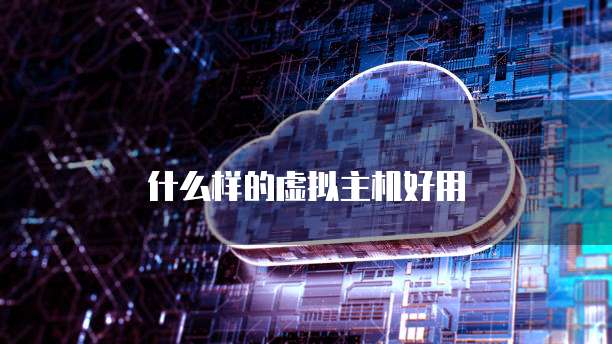 什么样的虚拟主机好用