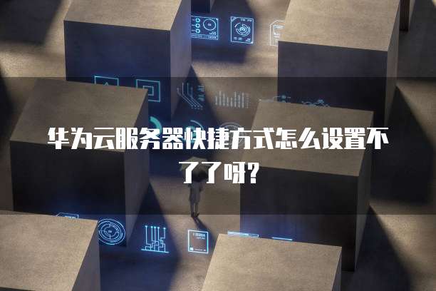 华为云服务器快捷方式怎么设置不了了呀？