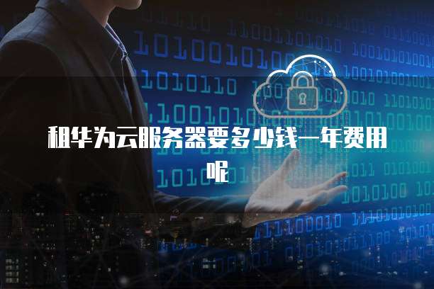 租华为云服务器要多少钱一年费用呢