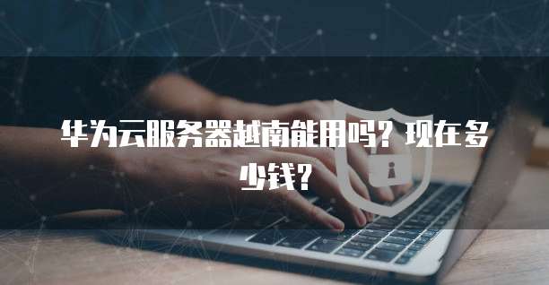 华为云服务器越南能用吗？现在多少钱？