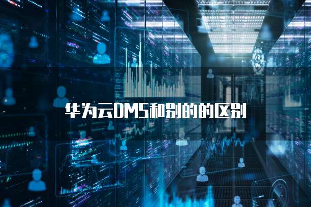 华为云DMS和别的的区别
