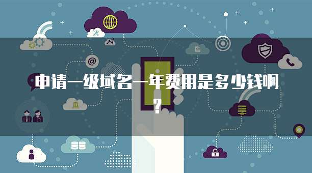 申请一级域名一年费用是多少钱啊？