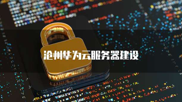 沧州华为云服务器建设
