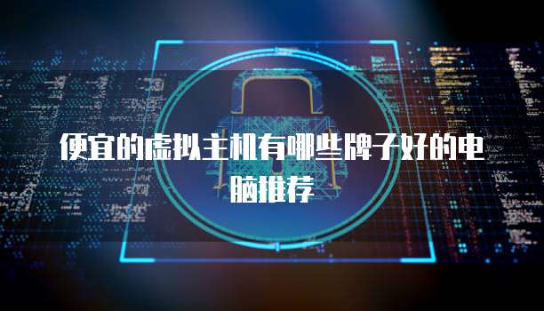 便宜的虚拟主机有哪些牌子好的电脑推荐