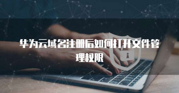 华为云域名注册后如何打开文件管理权限