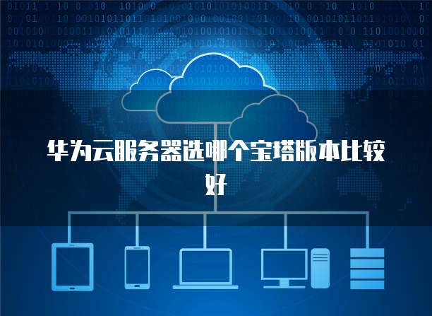 华为云服务器选哪个宝塔版本比较好