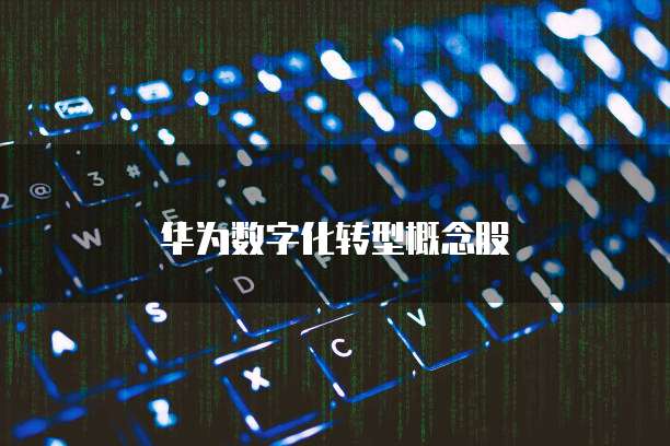 华为数字化转型概念股