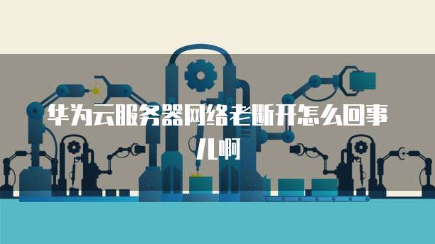 华为云服务器网络老断开怎么回事儿啊