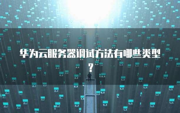 华为云服务器调试方法有哪些类型？