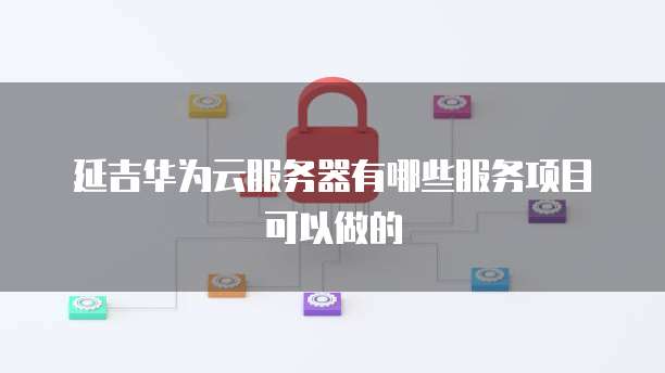 延吉华为云服务器有哪些服务项目可以做的