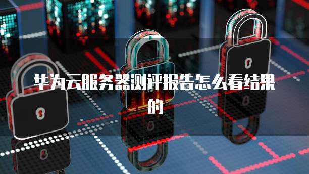华为云服务器测评报告怎么看结果的