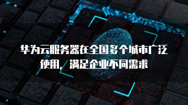 华为云服务器在全国多个城市广泛使用，满足企业不同需求
