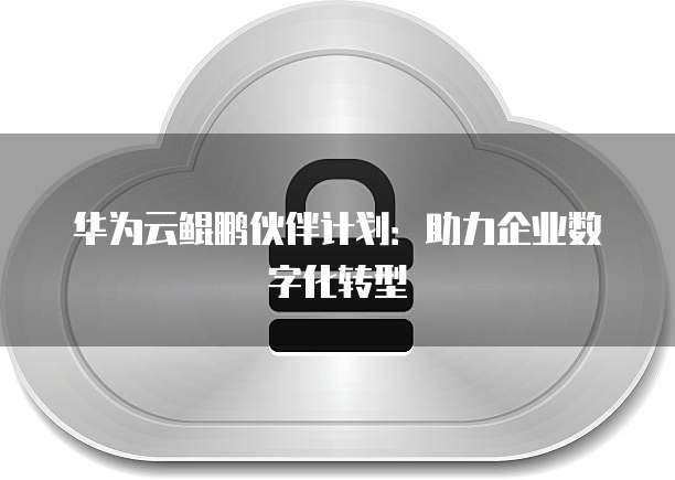 华为云鲲鹏伙伴计划：助力企业数字化转型
