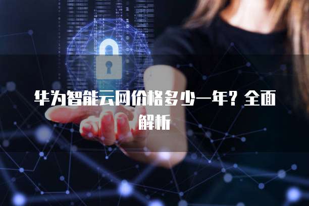华为智能云网价格多少一年？全面解析