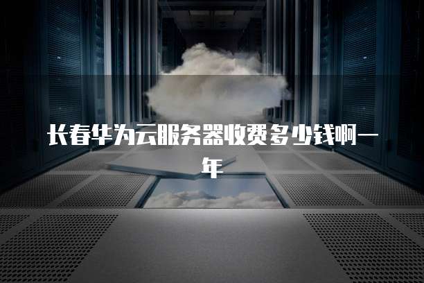 长春华为云服务器收费多少钱啊一年