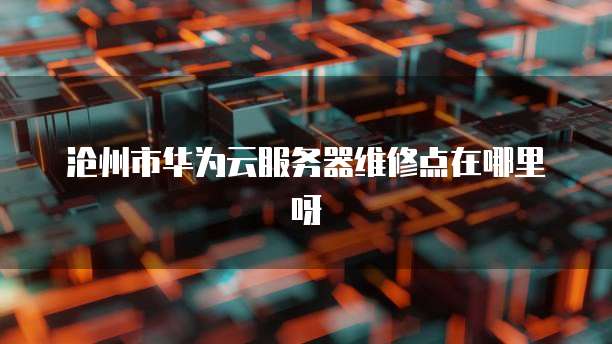 沧州市华为云服务器维修点在哪里呀