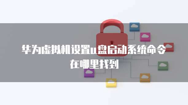华为虚拟机设置u盘启动系统命令在哪里找到