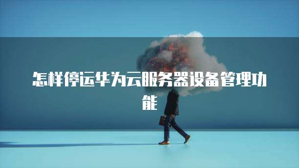 怎样停运华为云服务器设备管理功能