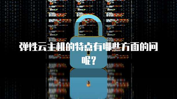 弹性云主机的特点有哪些方面的问呢？