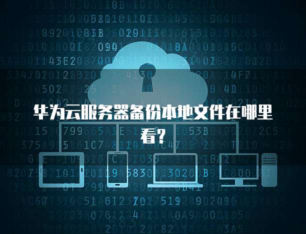 华为云服务器备份本地文件在哪里看？