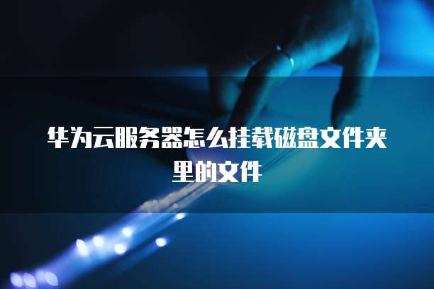 华为云服务器怎么挂载磁盘文件夹里的文件