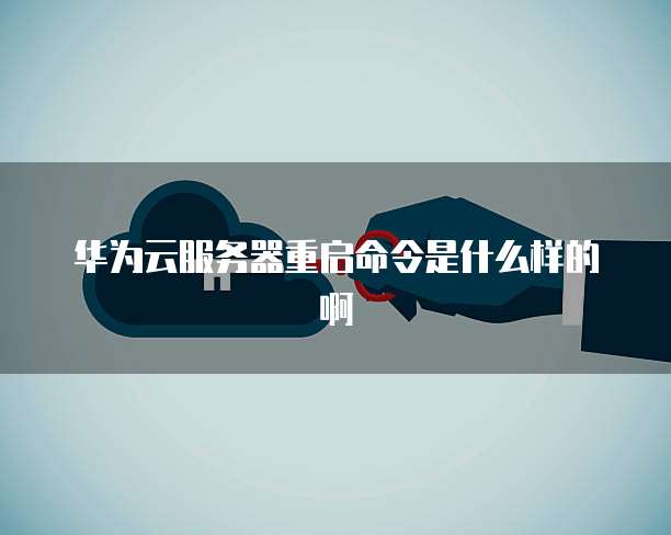 华为云服务器重启命令是什么样的啊