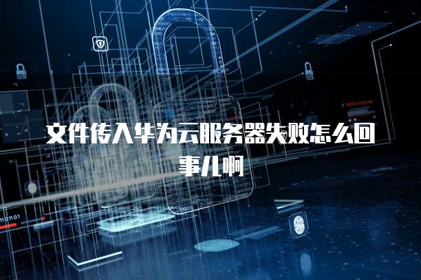 文件传入华为云服务器失败怎么回事儿啊