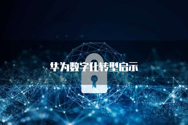 华为数字化转型启示